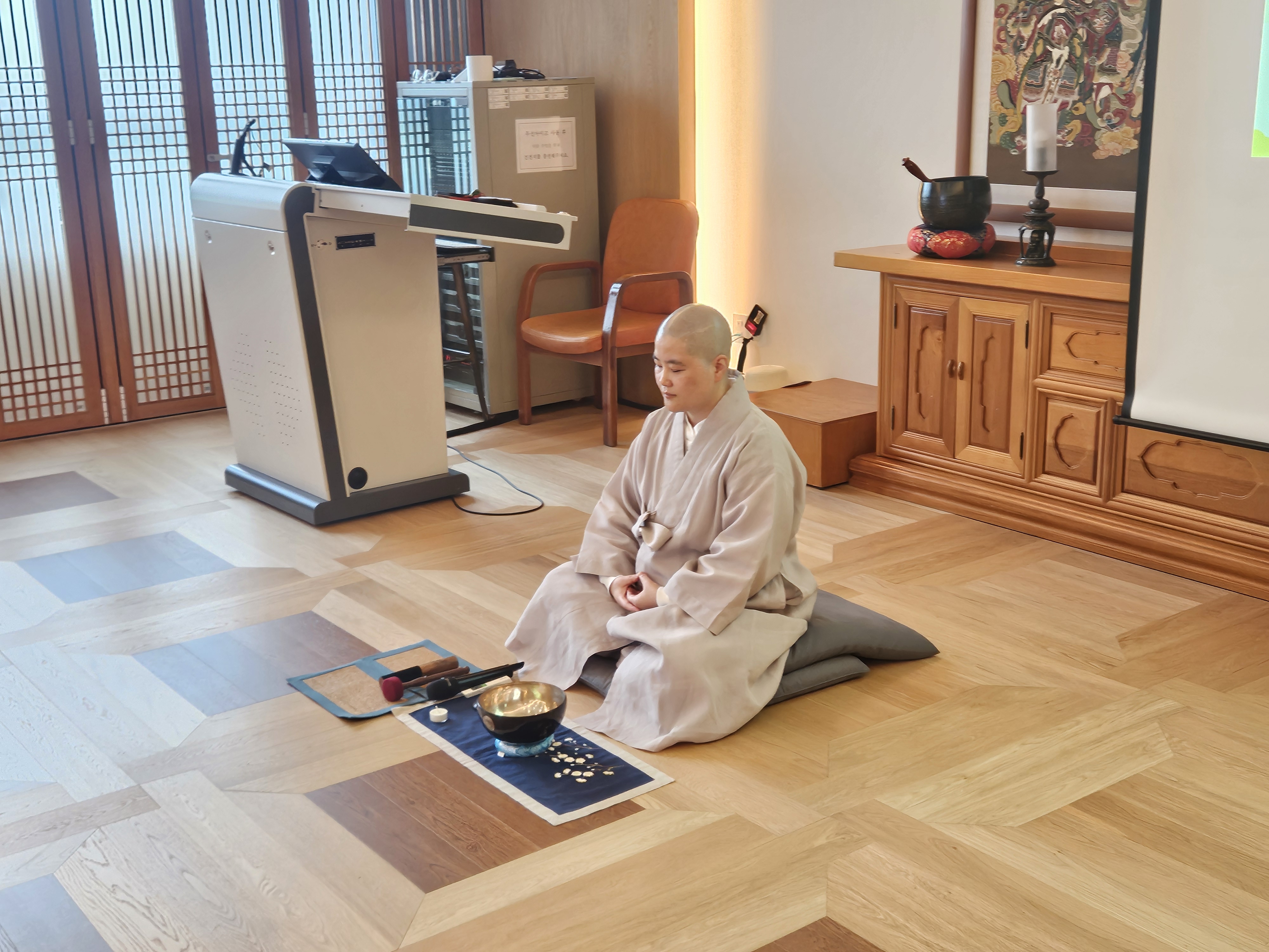 [좌선실 명상체험] 윤성스님 - 호흡명상 9월14일